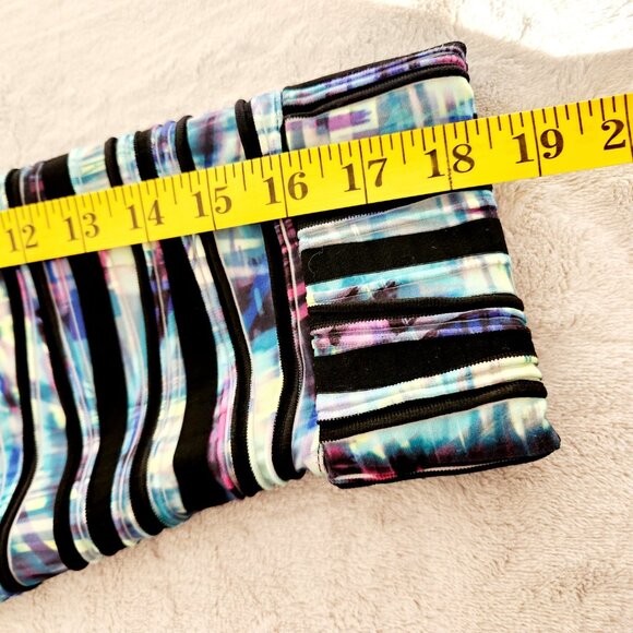 Drapers and Damons Womens Jacket One Button Size Large Stripe Polyester Spandex - Picture 9 of 11